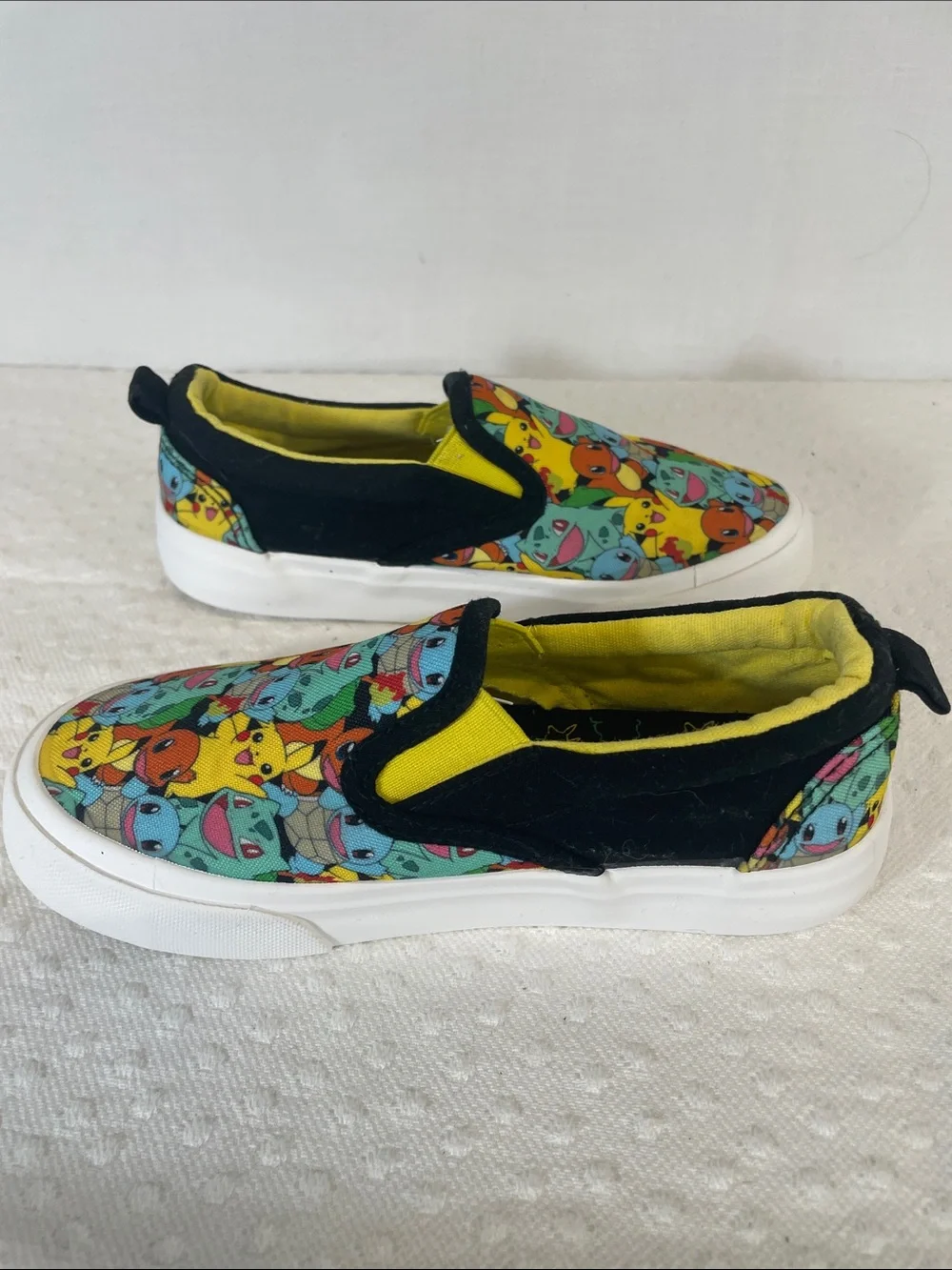 Pokemon Kids Slip-On canvas low top Sneakers converse vans keds 13